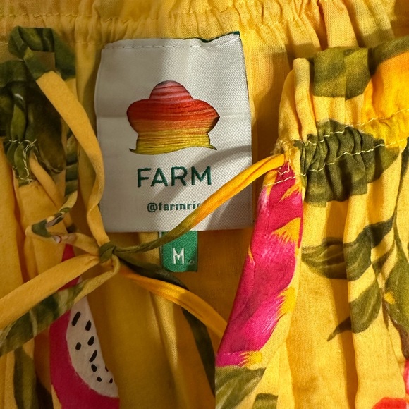 Farm Rio Colorful Mixed Tiered Halter Maxi Dress - Picture 3 of 3